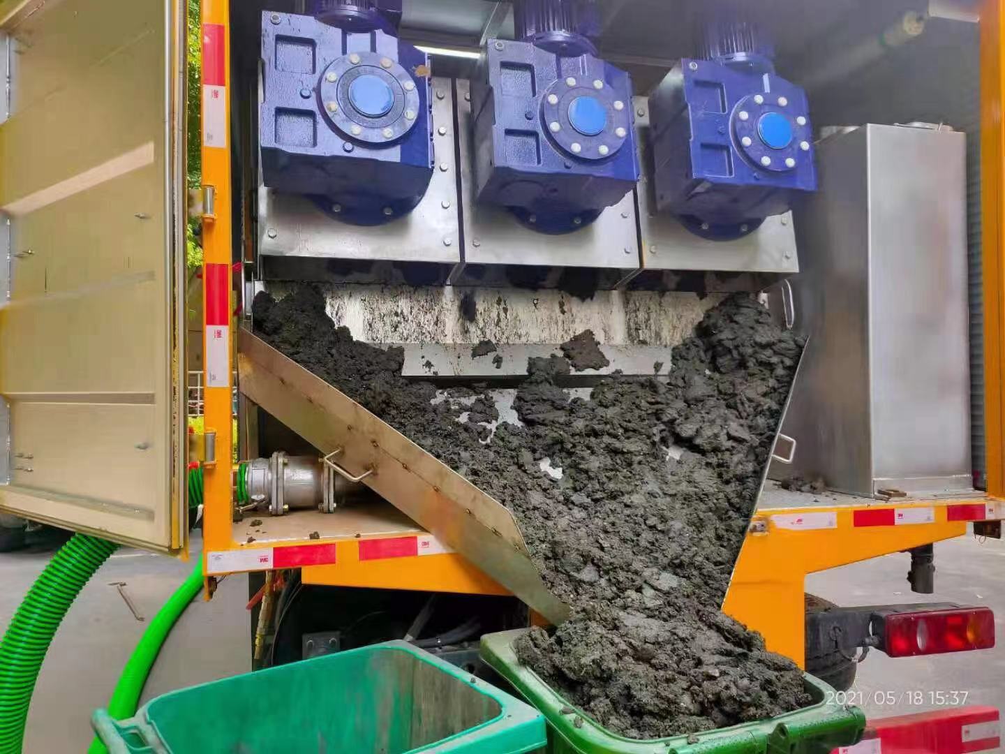 武平化粪池清掏城市维护站-泥浆净化干湿分离处理